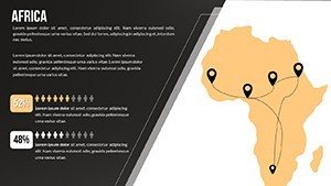 Dark Africa World Country PowerPoint maps
