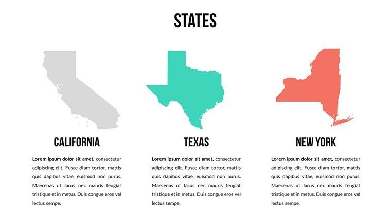 States Countries World PowerPoint Maps