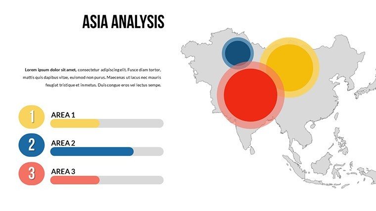 Asia AnalysisCountries World PowerPoint Maps