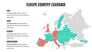Europe Country CoverageCountries World PowerPoint Maps