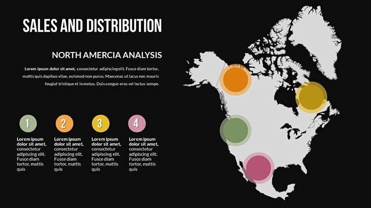 World PowerPoint Maps - Sales and Distribution