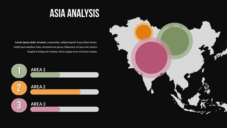 Asia Analysis World: Global Market PowerPoint Maps