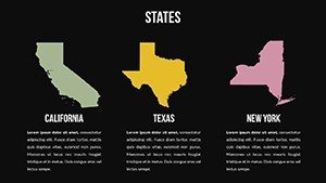 States World Global Market PowerPoint Maps