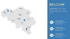 Belgium PowerPoint Maps Template: Presentation