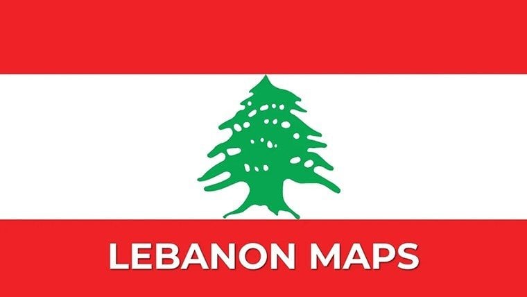 Lebanon PowerPoint Maps Template for Presentation