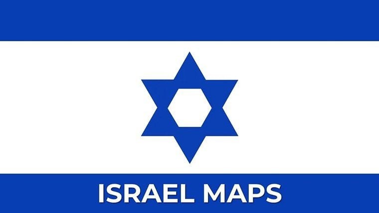 Israel PowerPoint maps template