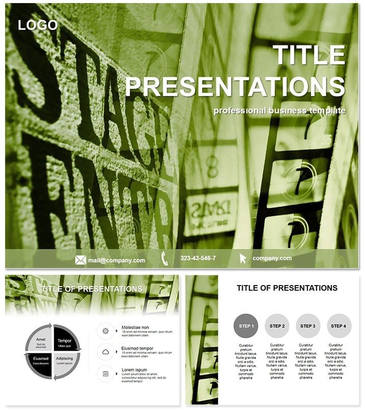 The film clips PowerPoint templates