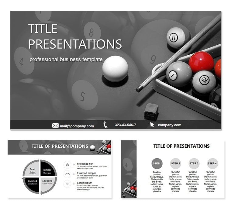 Billiards Free PPT PowerPoint templates