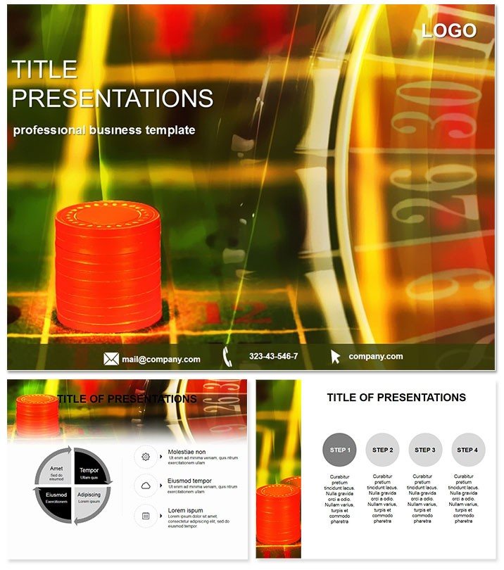Play Roulette PowerPoint templates