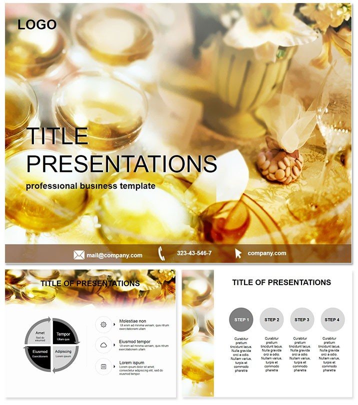 Wedding Decorations Ideas PowerPoint template