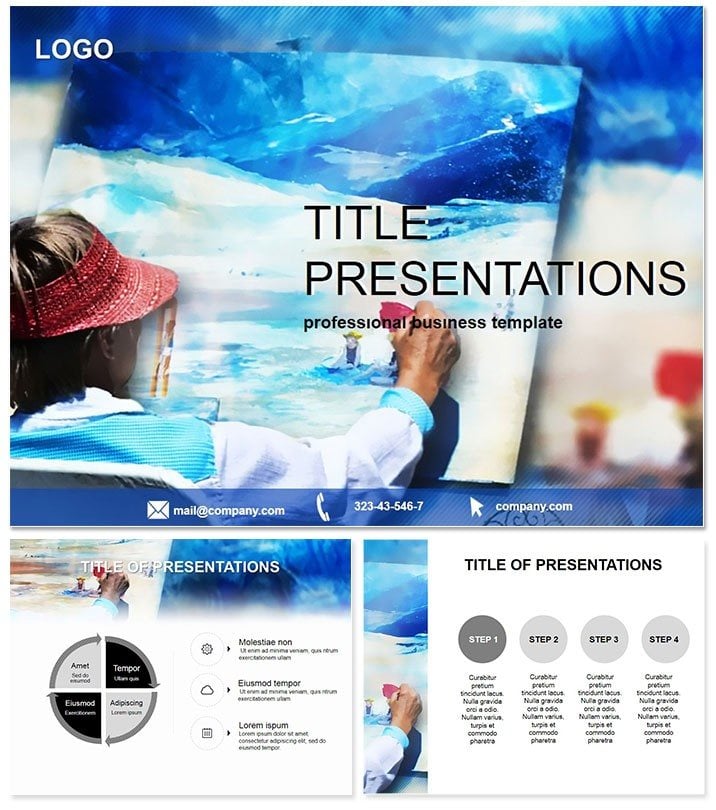Master class in drawing PowerPoint templates