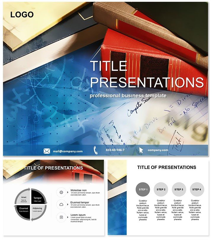 Scientific Books PowerPoint templates