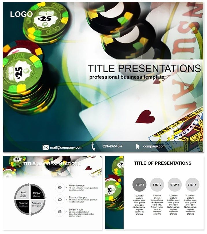 Casino Rate PowerPoint templates