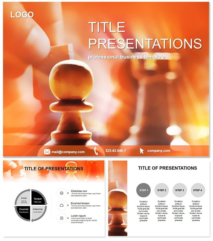 Chess Strategy PowerPoint templates