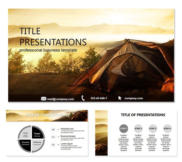 Nature Hikes Free PowerPoint Template | Download Now