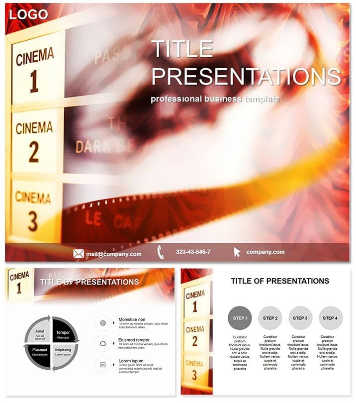 Box office chart PowerPoint templates