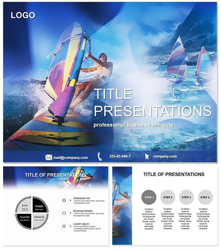 Windsurf Resort PowerPoint templates