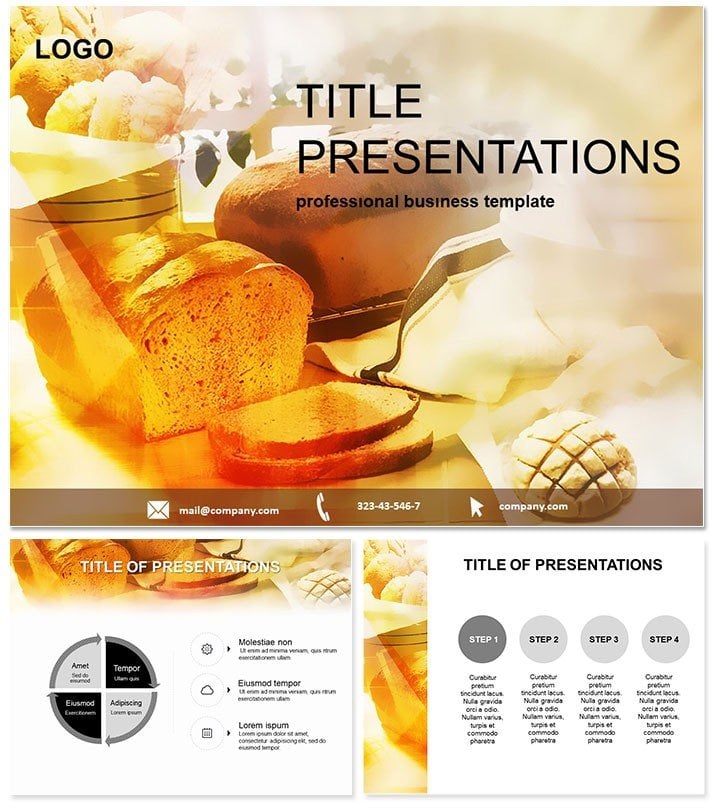 Bread PowerPoint template Presentation