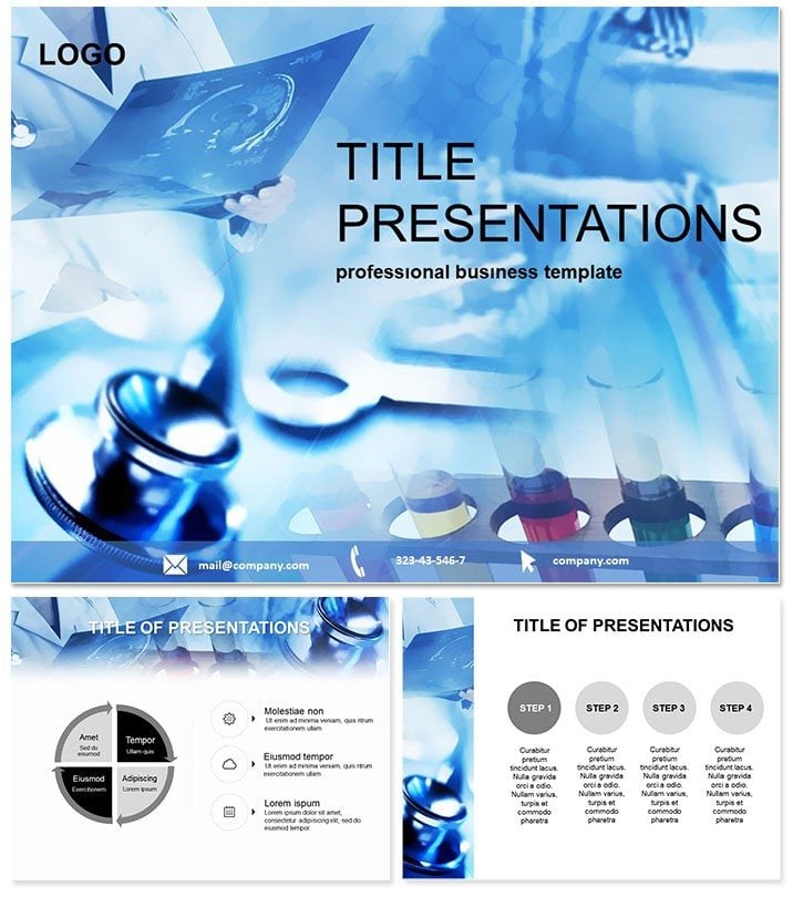 Medical tests PowerPoint template
