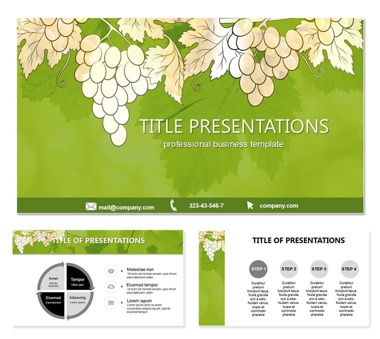 Free Grapevine PowerPoint Template for Presentation