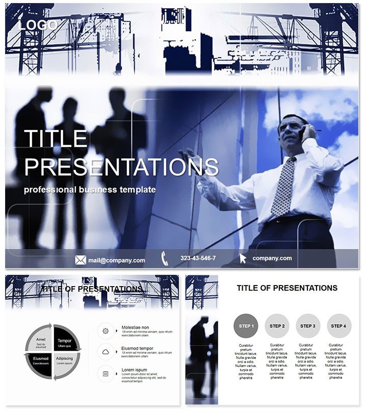 Characteristics and Fundamentals Management PowerPoint Template