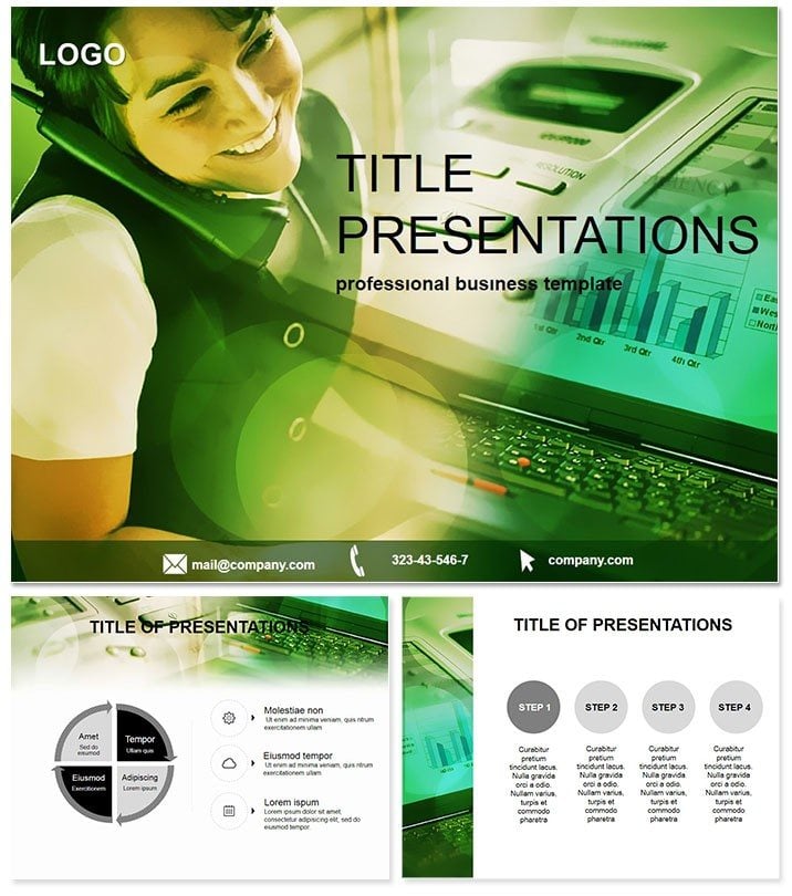 Business communication PowerPoint Template