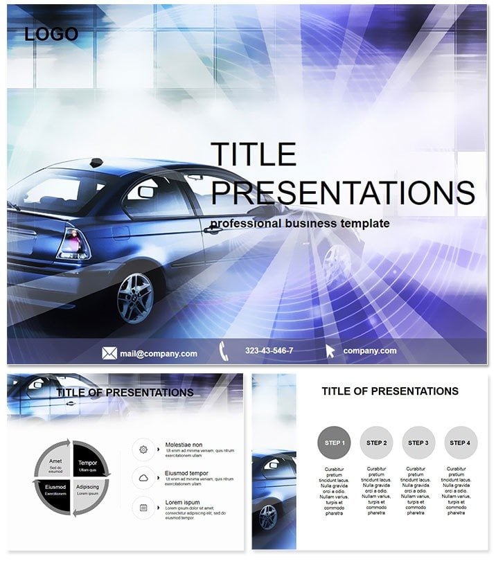 Cars for sale PowerPoint Template