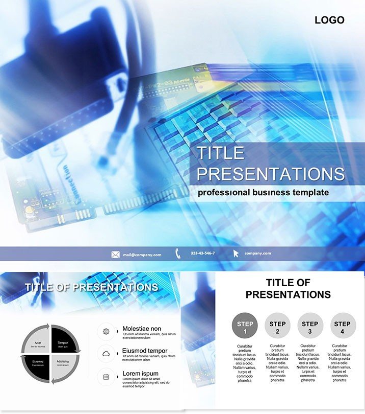 Computer Parts PowerPoint Template