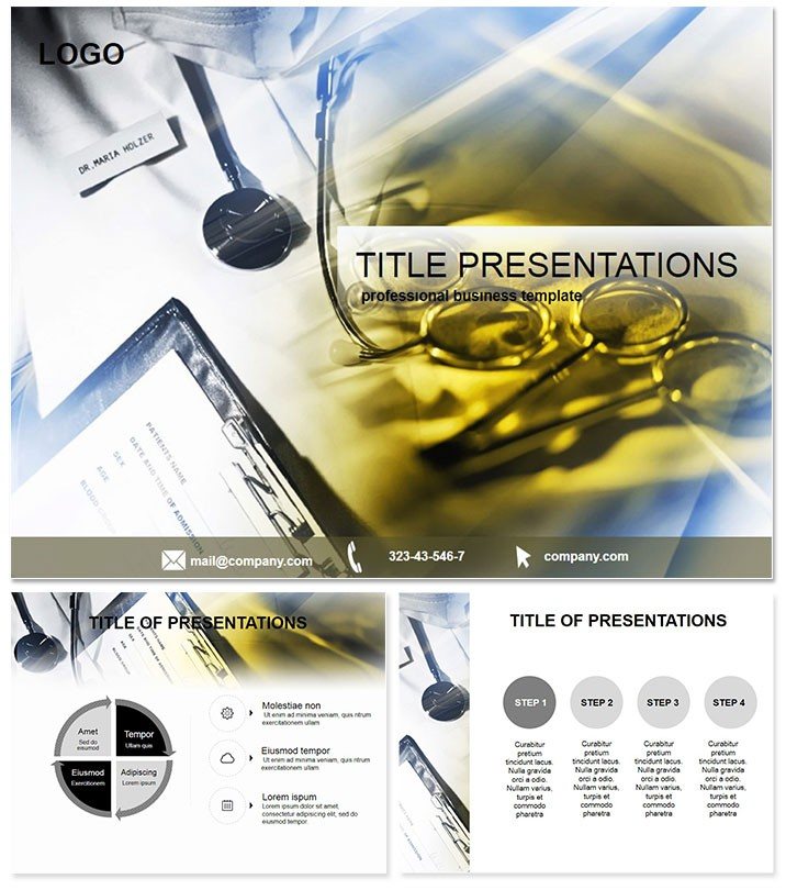 Medical record PowerPoint Template