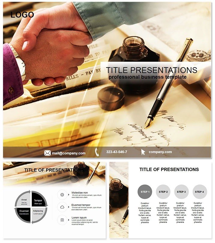 Business Agreement PowerPoint Template