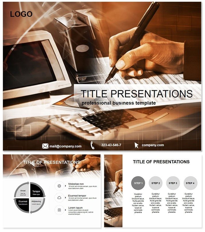 Employment to work PowerPoint template