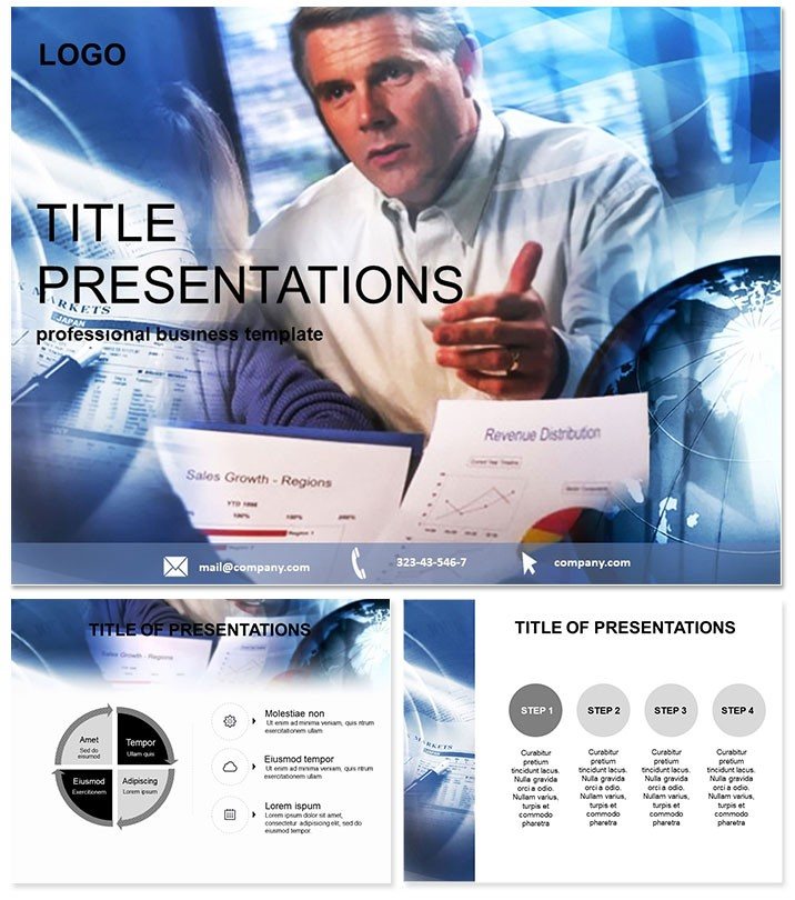 Preparation of financial statements PowerPoint Template