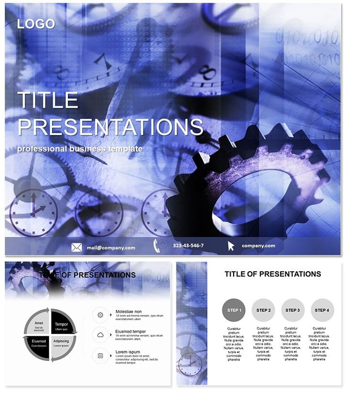 Details equipment PowerPoint Template