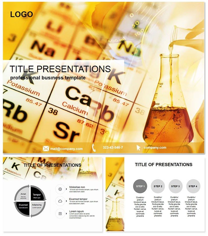 Chemistry Table PowerPoint Template: Presentation