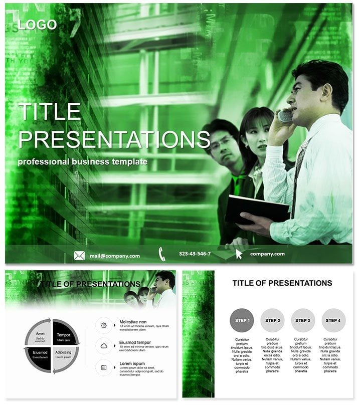 Telephone calls PowerPoint Template
