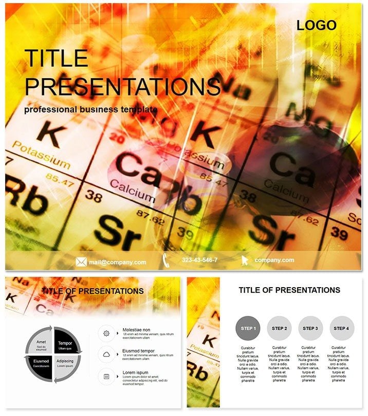Studying Chemistry PowerPoint templates