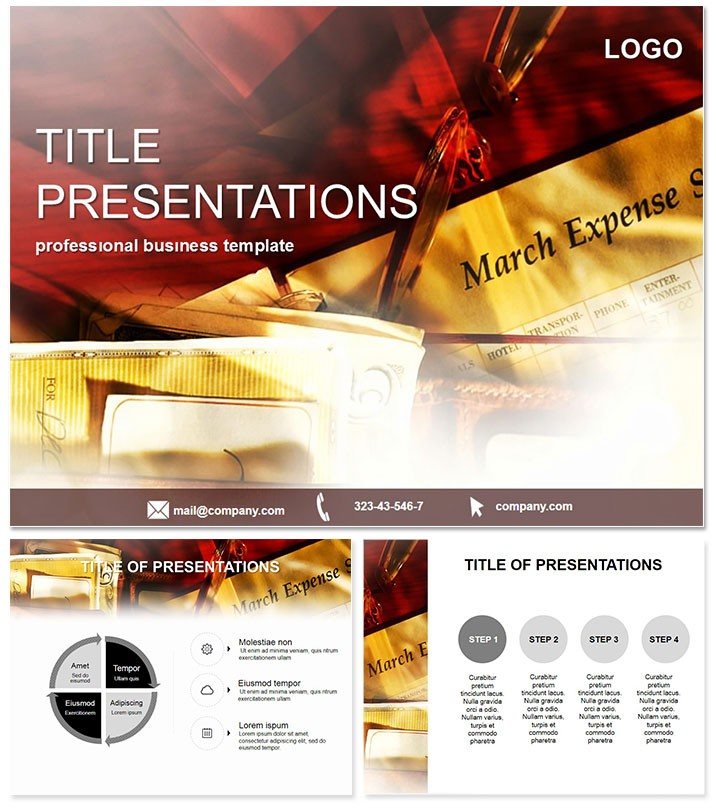 Travel expenses PowerPoint Template