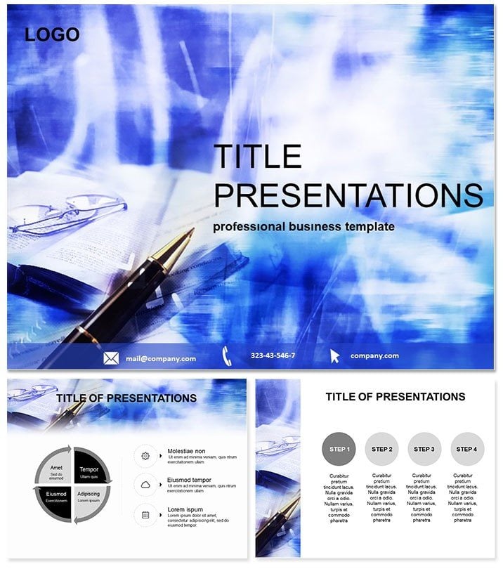 Pen for Making deals PowerPoint Template