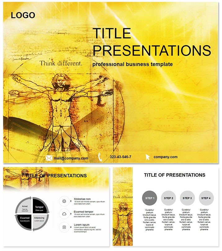 Human Figure PowerPoint Template: Presentation