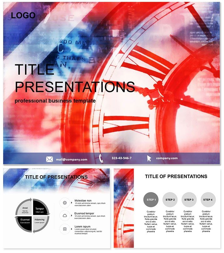 Greenwich Mean Time PowerPoint Template