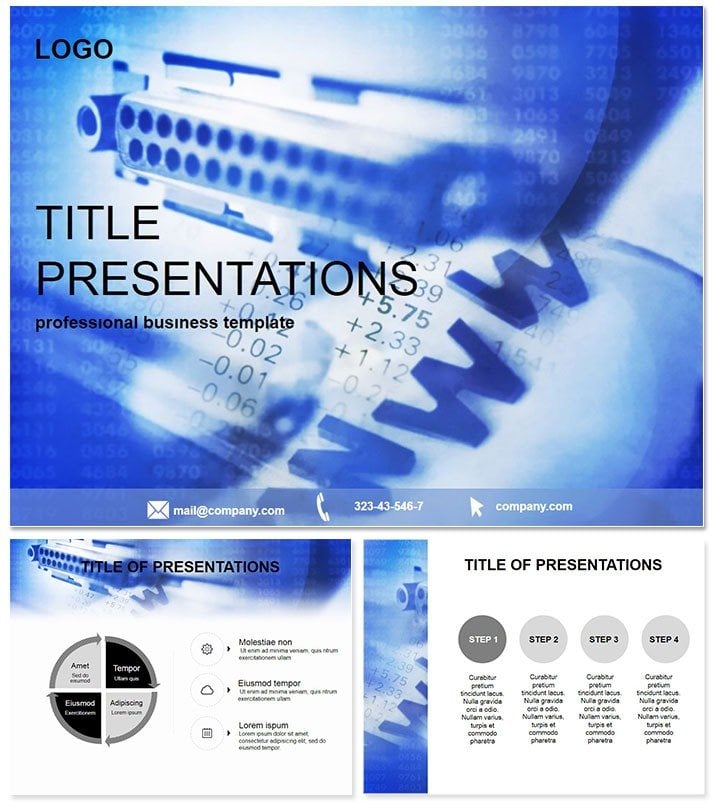 Connection internet PowerPoint Template