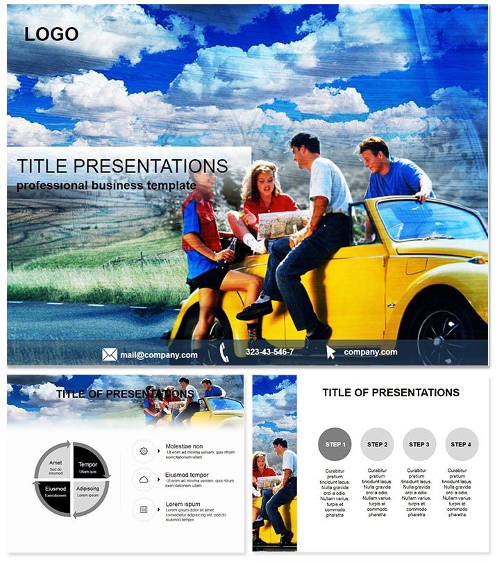 Auto Trip PowerPoint Template