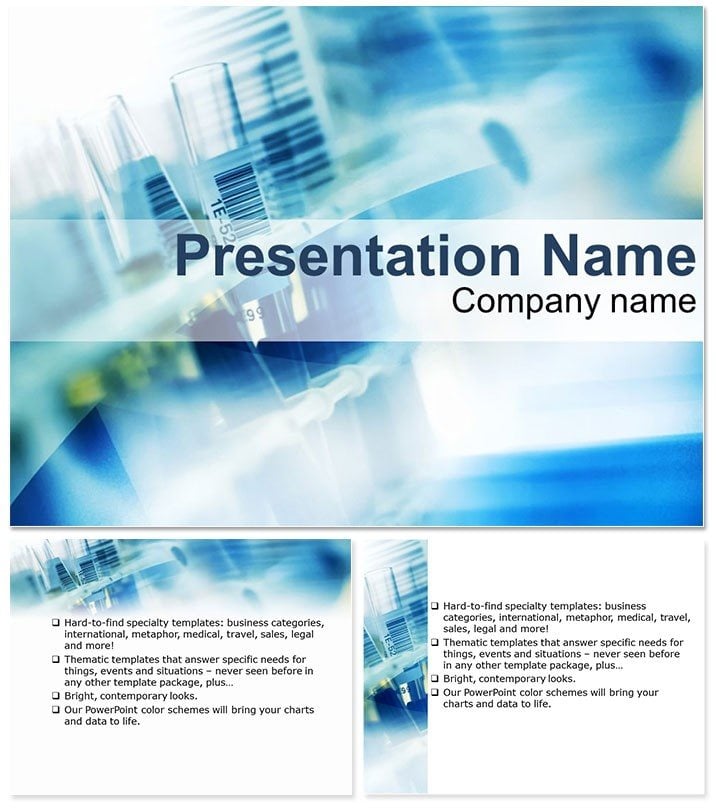 Study of medical: Chemistry PowerPoint Templates