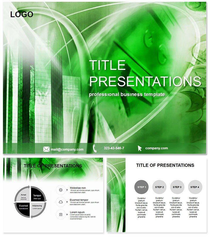 Bank Accounts PowerPoint Template