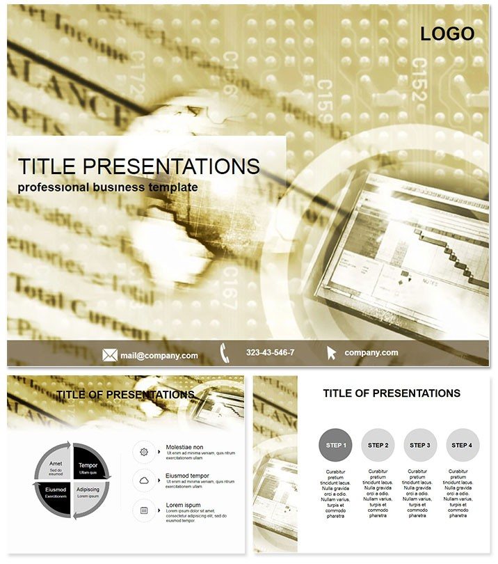 Currency Trading PowerPoint Template | Professional Presentation Slides