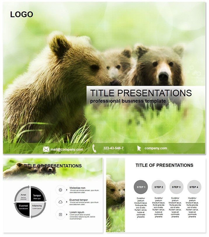 Bear Park PowerPoint Template