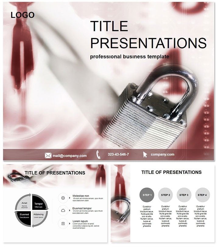 Restricted access PowerPoint Template