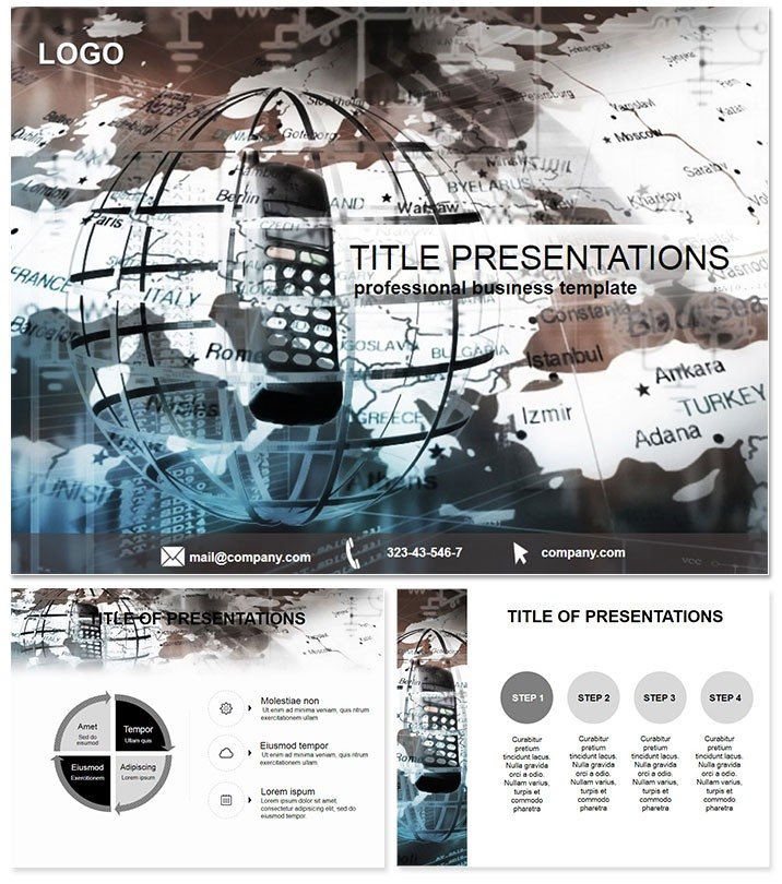 Mobile PowerPoint Template Presentation