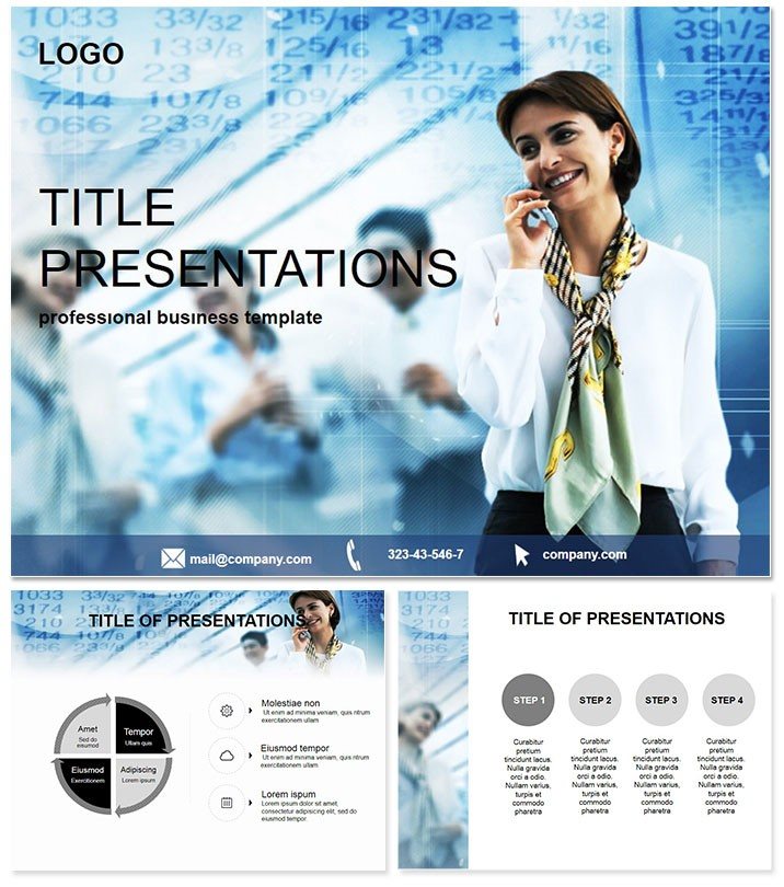 Successful Business Leader PowerPoint Template