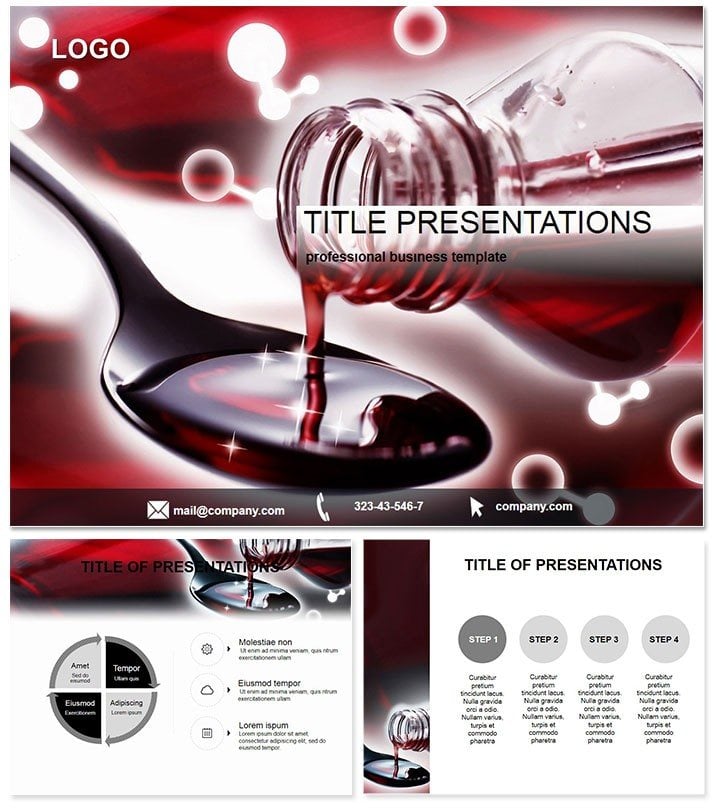 Medicines and drugs PowerPoint Template